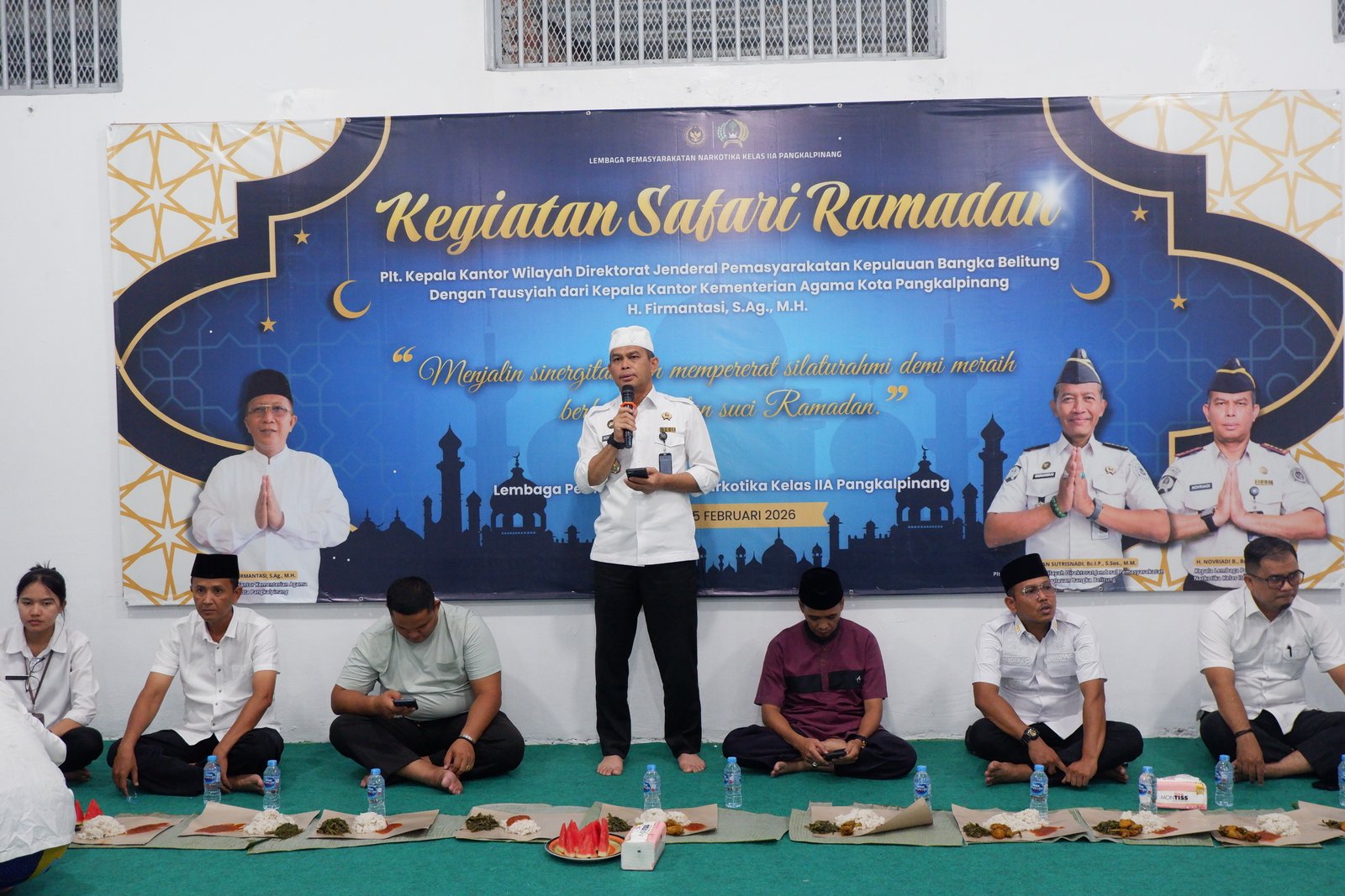 Pererat Kebersamaan di Bulan Ramadan, Lapas Narkotika Pangkalpinang Gelar Buka Puasa Bersama Warga Binaan